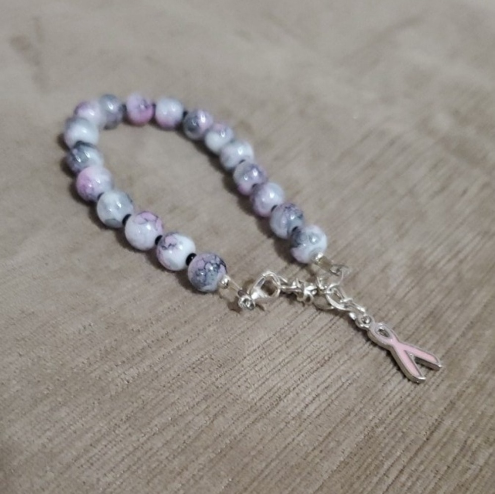 Breast cancer awareness bracelet
